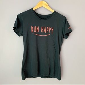 Brooks Run Happy Blue T Shirt M